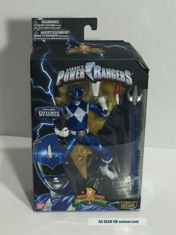 Bandai Mighty Morphin Power Rangers Legacy Metallic Blue Ranger | #31760855
