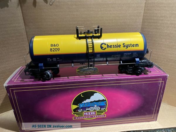 MTH Preimer Chessie System Tank Car B&O With Sprung Trucks | #31873915
