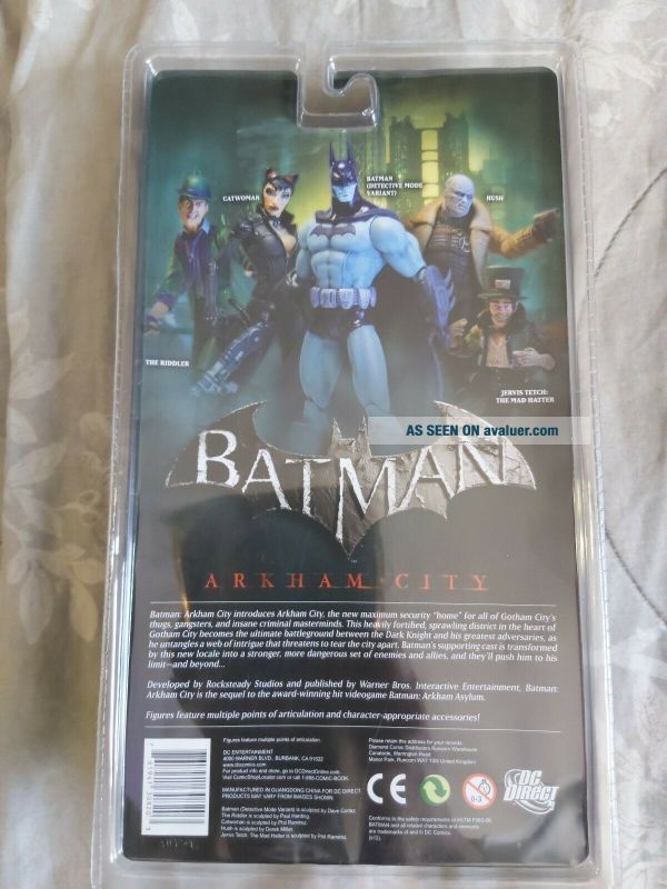 BATMAN ARKHAM CITY RIDDLER SERIES 2 DC DIRECT ASYLUM KNIGHT ORIGINS ...