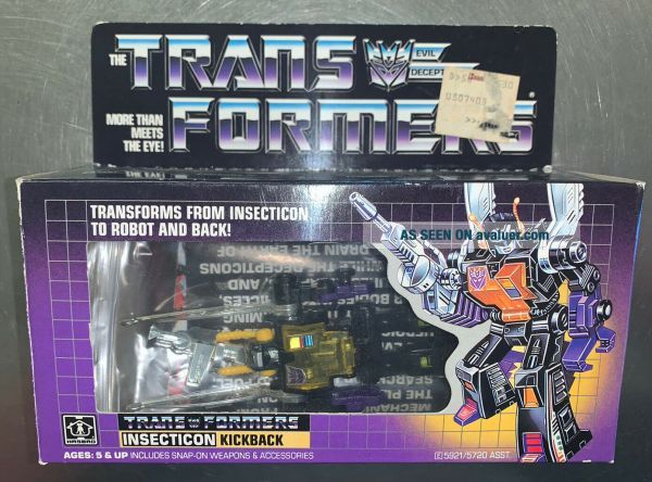 Transformers G1 1985 Hasbro Insecticon Decepticon 