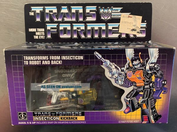 Transformers G1 1985 Hasbro Insecticon Decepticon 