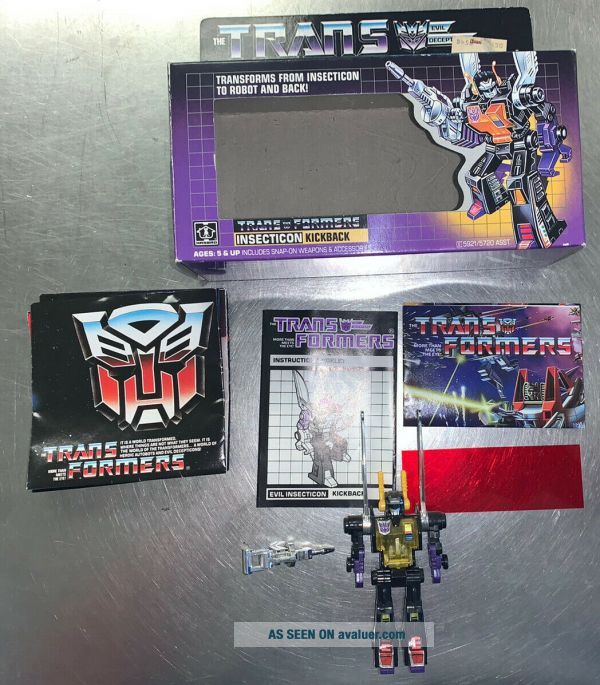 Transformers G1 1985 Hasbro Insecticon Decepticon 