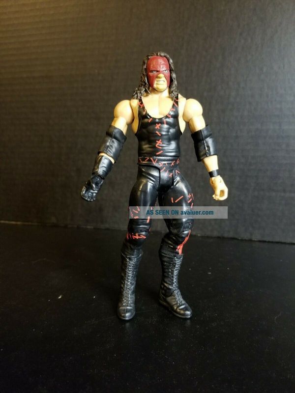 WWE Kane Series 22 Mattel Wrestling Action Figure 2011 Wrestler WWF mouth closed