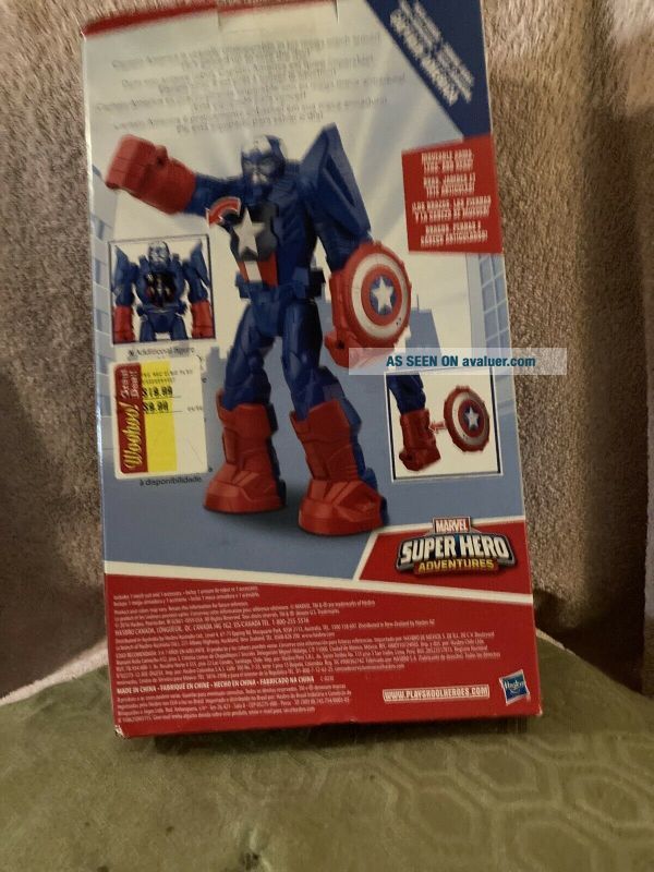 Playskool Marvel Hero Adventures Captain America Mech Armor Robot NIB ...