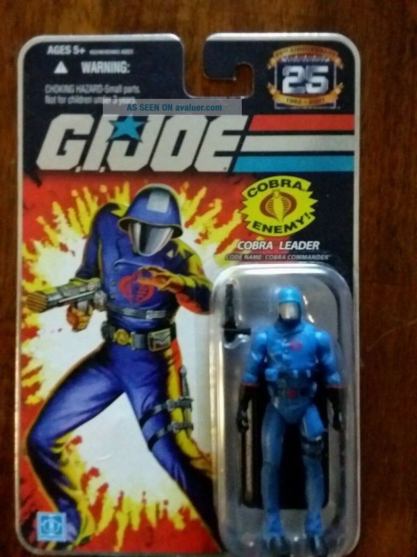 Gi Joe 25th Anniversary COBRA COMMANDER Action Figure 32482992