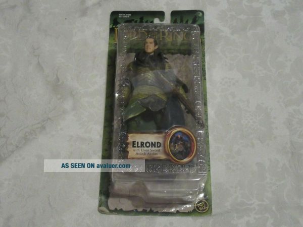 Toy Biz Lord Of The Rings Fellowship Ring LOTR Elrond Elven Sword ...