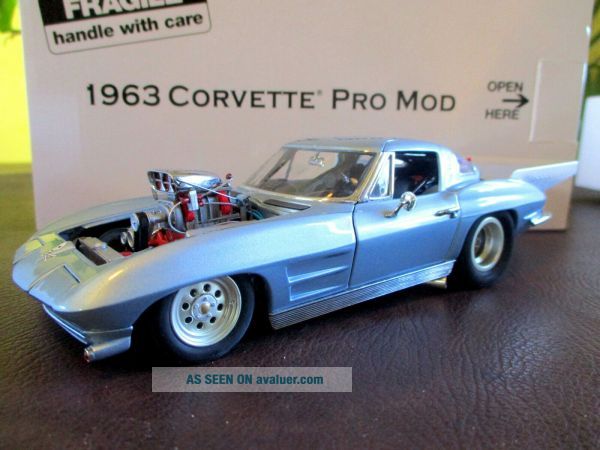 1:24 Danbury 1963 Corvette Pro Mod NHRA Dragster W/Box | #32600081
