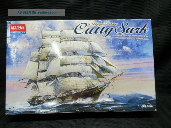 Hobby Models Cutty Sark Clipper Ship Plastic Model Kit By ACADEMY Hobby Model Kits ...