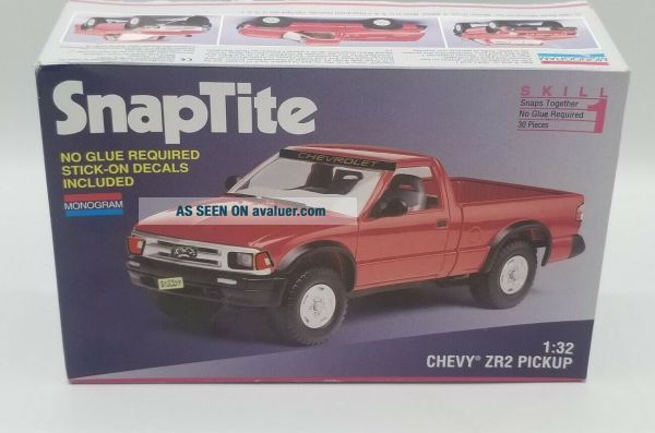 Monogram Zr2 Monogram SnapTite Chevy ZR2 Pickup 1/32 Scale Model Kit 1096 Built ...