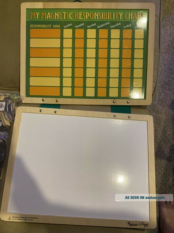 MELISSA & DOUG RESPONSIBILITY CHART CHORE BEHAVIOR TRACKING