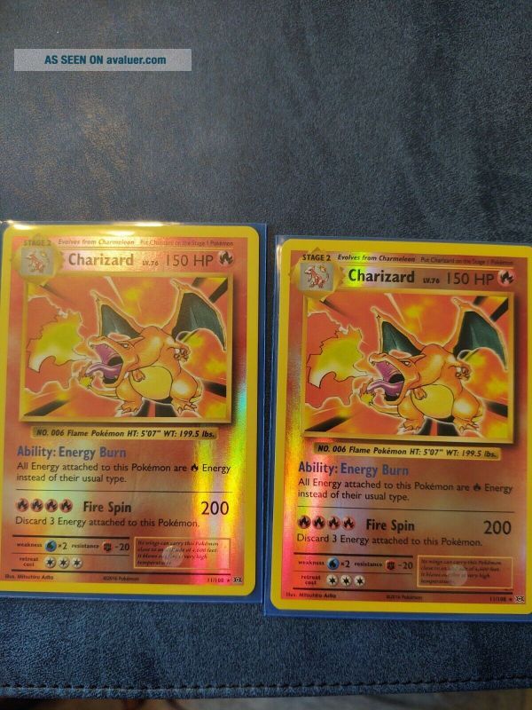 Pokemon XY Evolutions Charizard 11/108 Rare Reverse Holo Card | #33728163