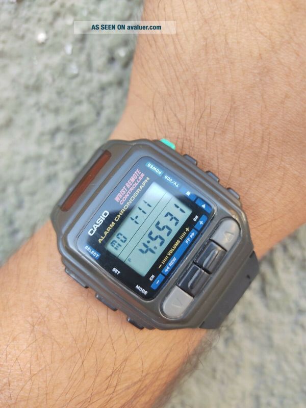 Olle Casio Module Casio CMD - 30B Module 1173 Remote Controller Vintage Mens Geek Watch ...