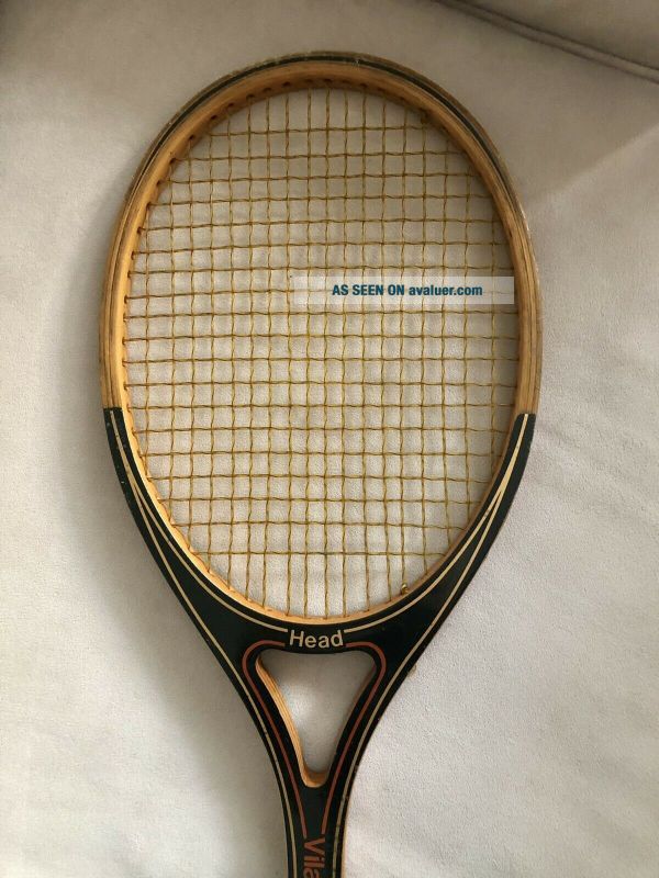 VINTAGE Very RARE 70s AMF HEAD VILAS WOOD TENNIS RACQUET | #44851252