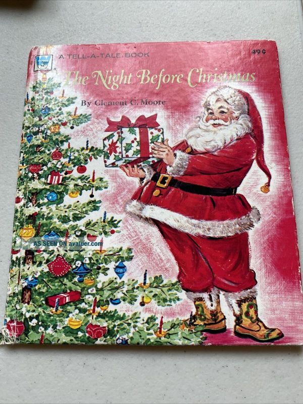 Vintage 1969 Whitman Tell - A - Tale Book The Night Before Christmas ...