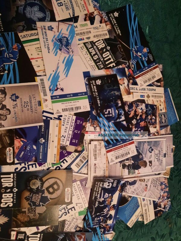 200 DIFFERENT TORONTO MAPLE LEAFS SEASON TICKET HOLDER TICKETS | #45677033