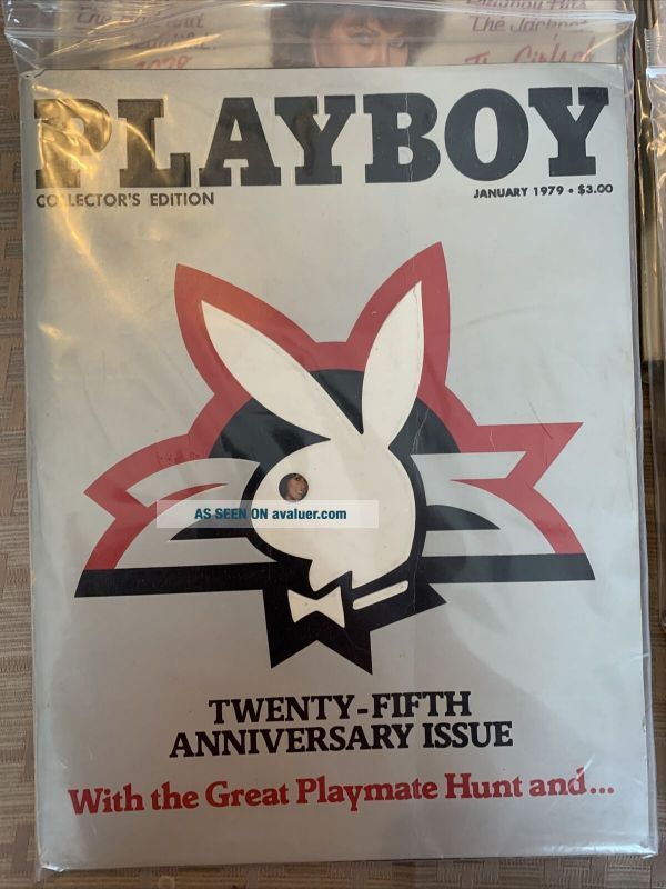 Vintage 1979 Playboy Magazines Full Year 12 Issues W/Centerfolds Intact