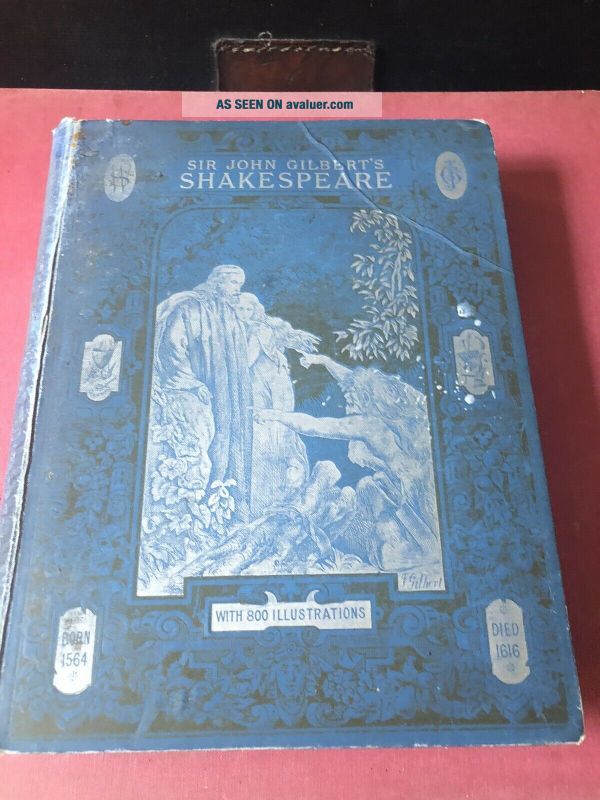 THE LIBRARY SHAKESPEARE, Sir John Gilbert, Edited By Howard Staunton
