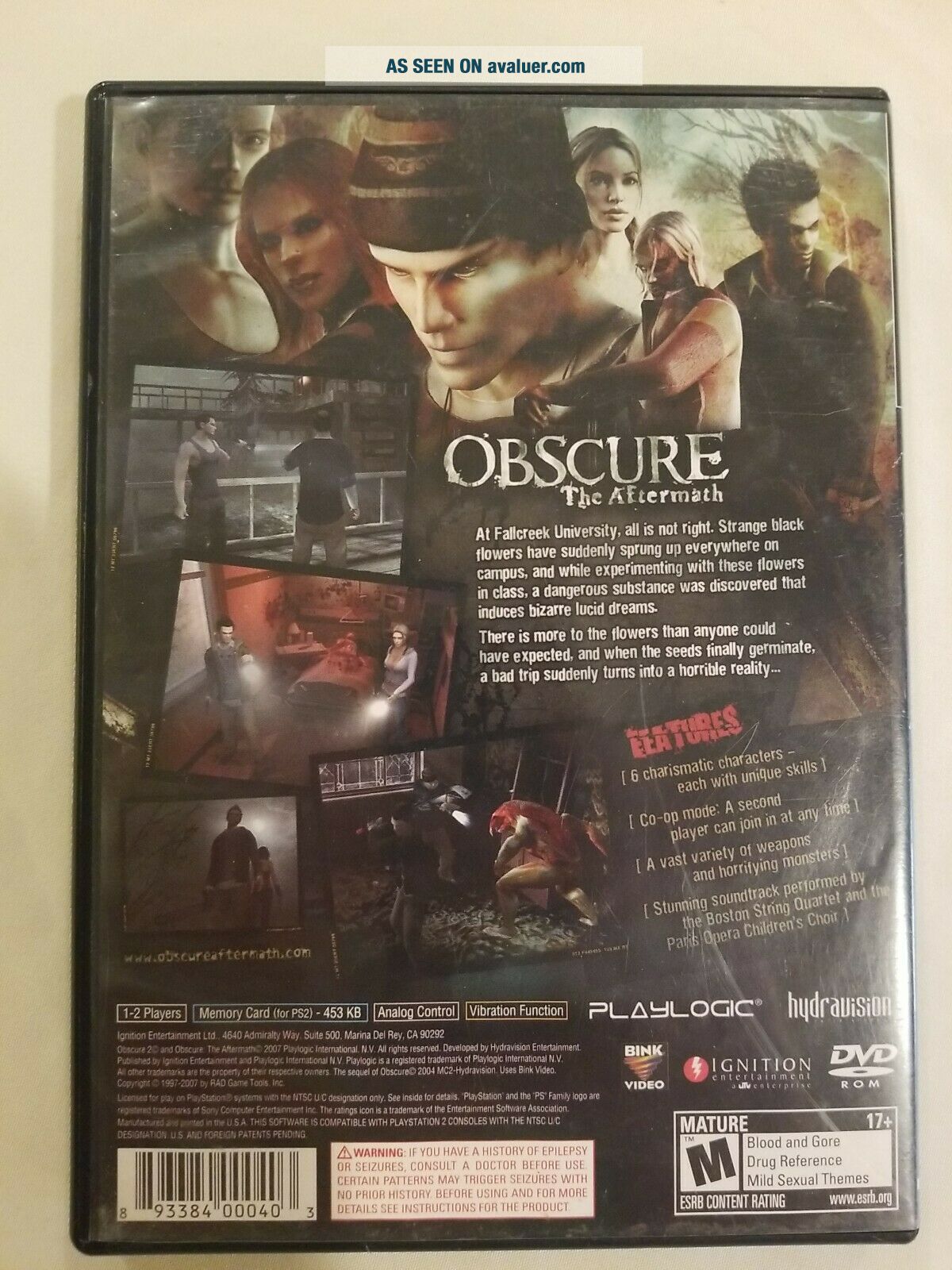 Obscure - The Aftermath (USA) (En,Fr,Es