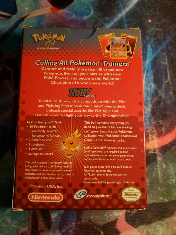 Pokemon EX Ruby&Sapphire Ruby Theme Deck Complete - Damage Counters ...