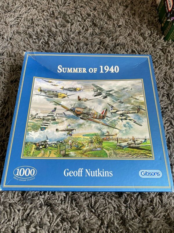 Gibsons 1000 Piece Jigsaw Puzzle - Summer Of 1940 - Geoff Nutkins ...