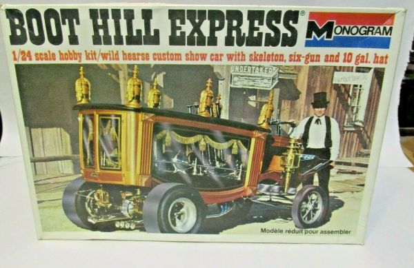 VINTAGE 1967 Monogram Boot Hill Express Model Kit 6735 Unbuilt In OB 1: ...