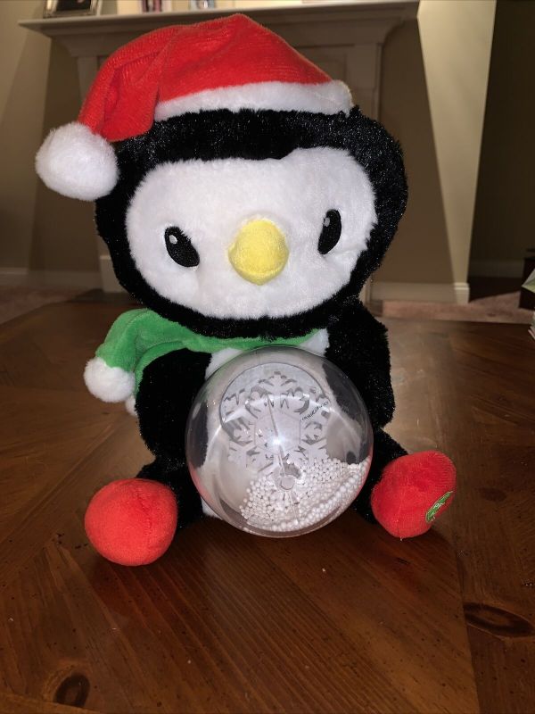 Sound N Light Be Jolly Animated Christmas Penguin Singing Jingle Bells ...