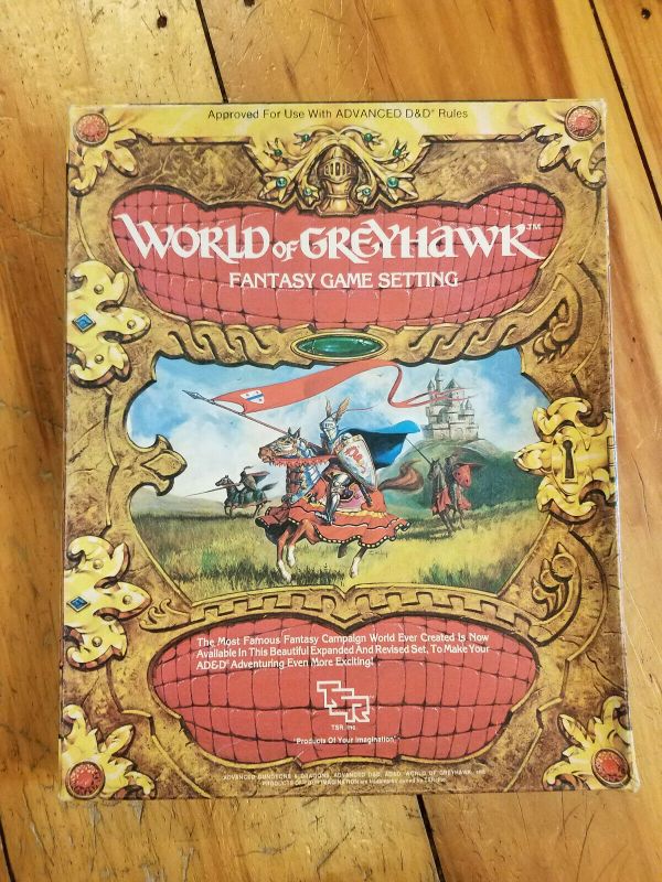 Advanced Dungeons And Dragons World Of Greyhawk Game Setting Boxed ...