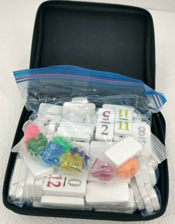 Doppio Set di giochi per treni messicani a 12 punti colorati, domino a punti da
