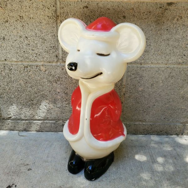 Christmas Mouse Blow Mold